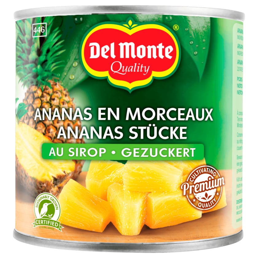 Del Monte Ananasstücke gezuckert 260g